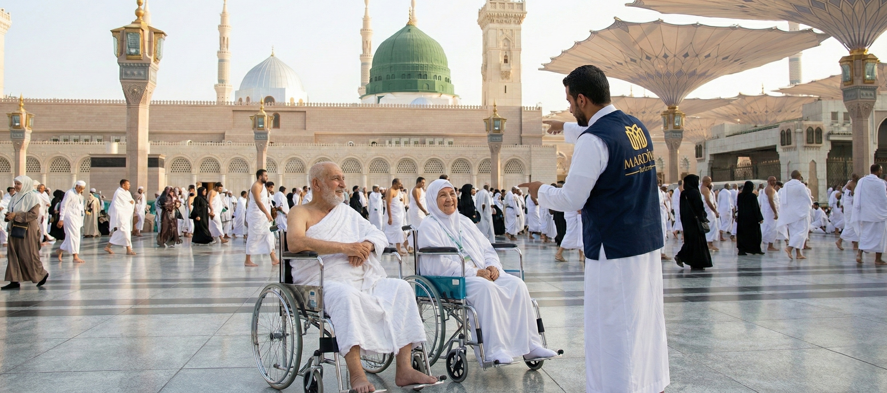 Yaşlı ve Engelli Misafirlerimiz İçin Umre Sürecinde Sağlanan Kolaylıklar